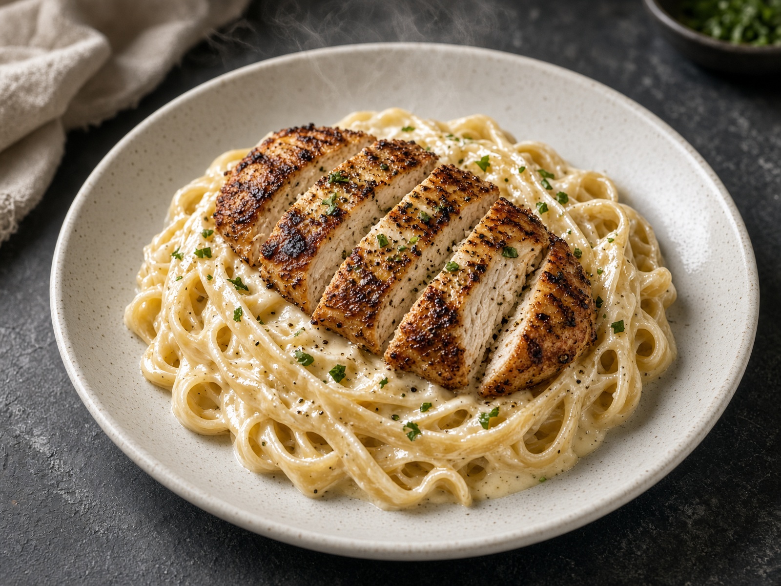 Skillet Chicken Alfredo