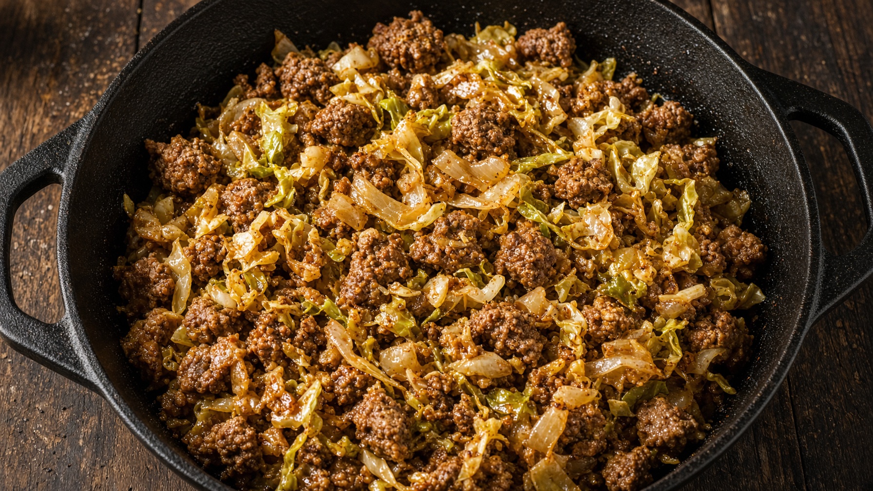 Beef and Cabbage Skillet
