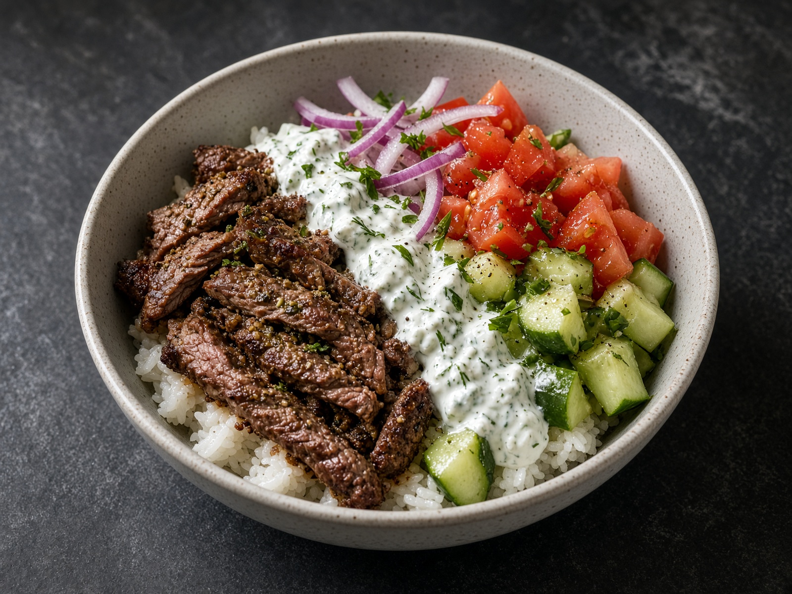 Beef Gyro Bowl