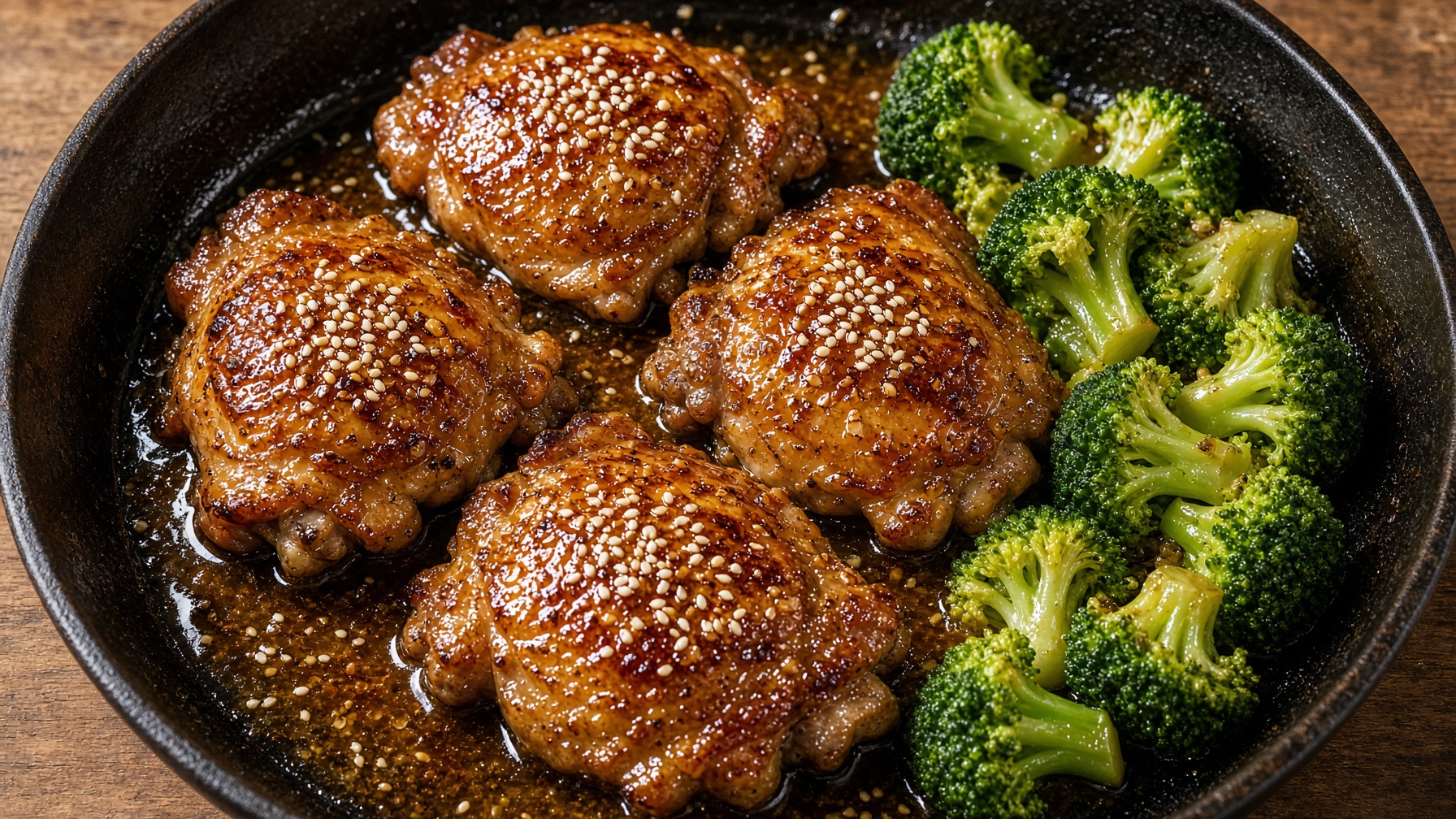 Honey Garlic Chicken Thighs