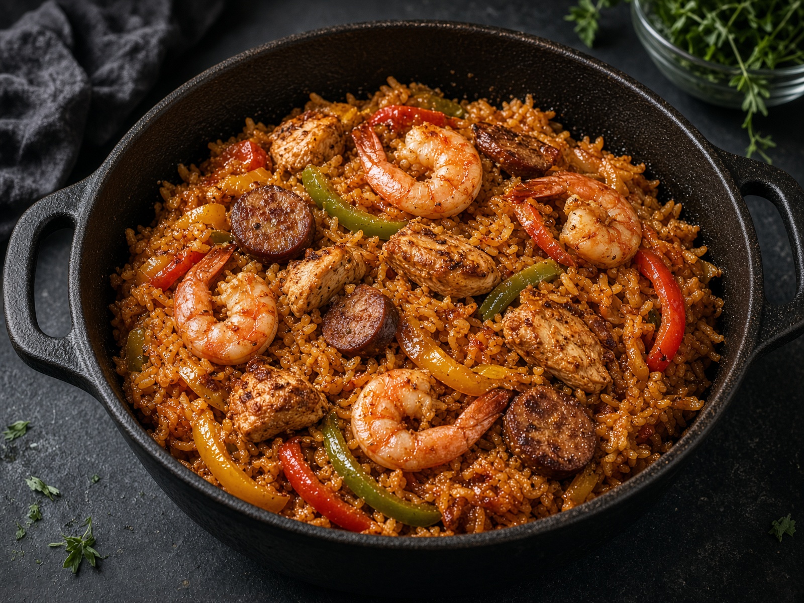 Chicken and Shrimp Jambalaya