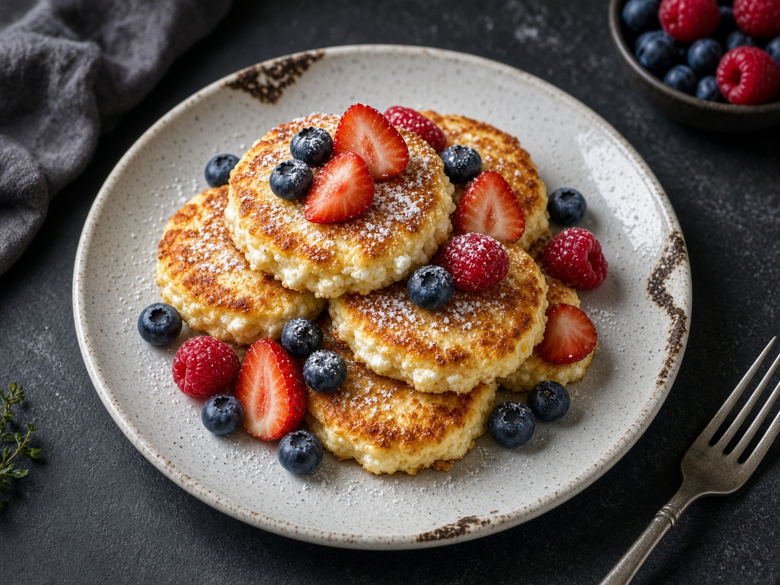 Cottage Cheese Pancakes