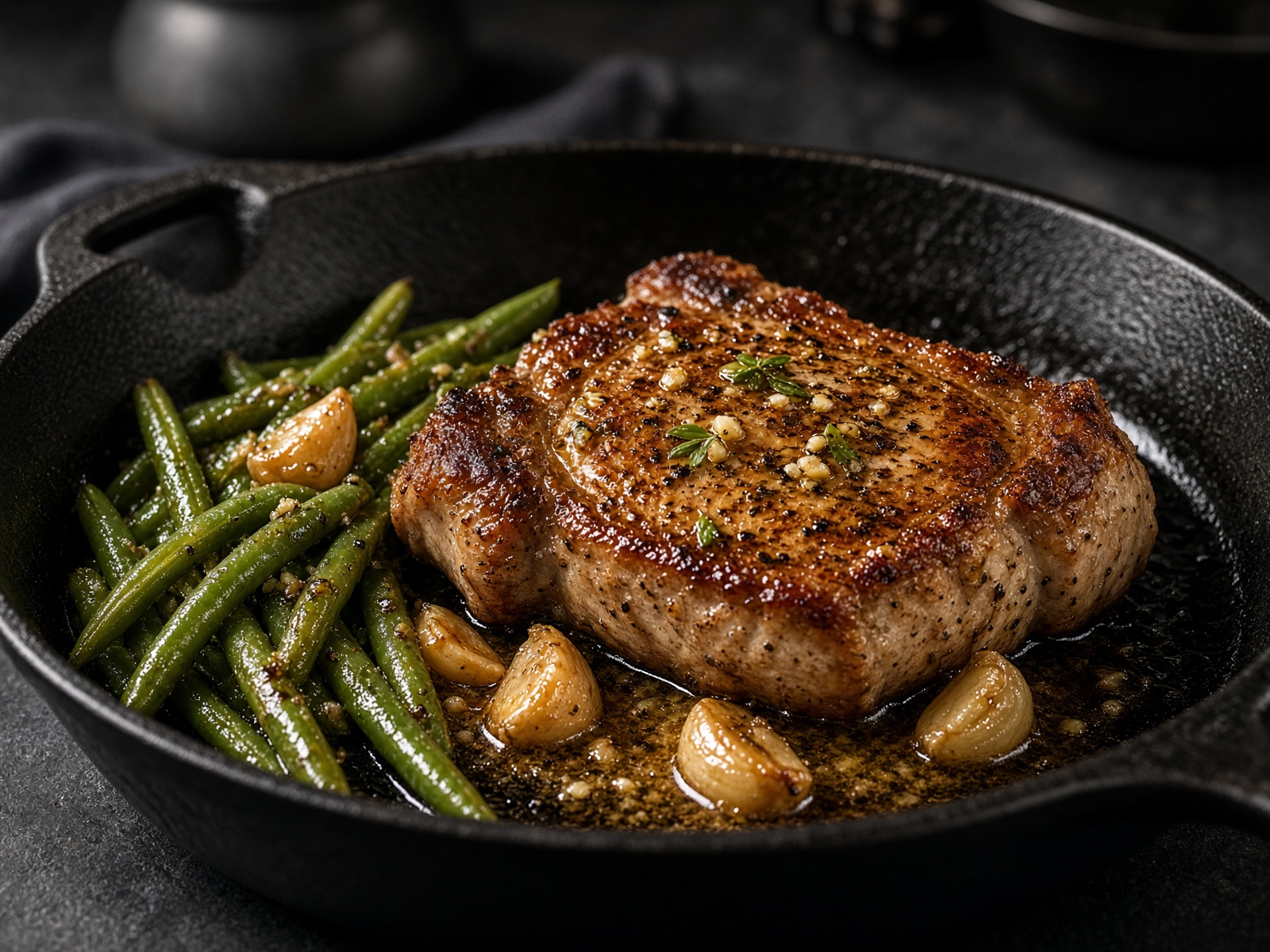 Garlic Butter Pork Chops