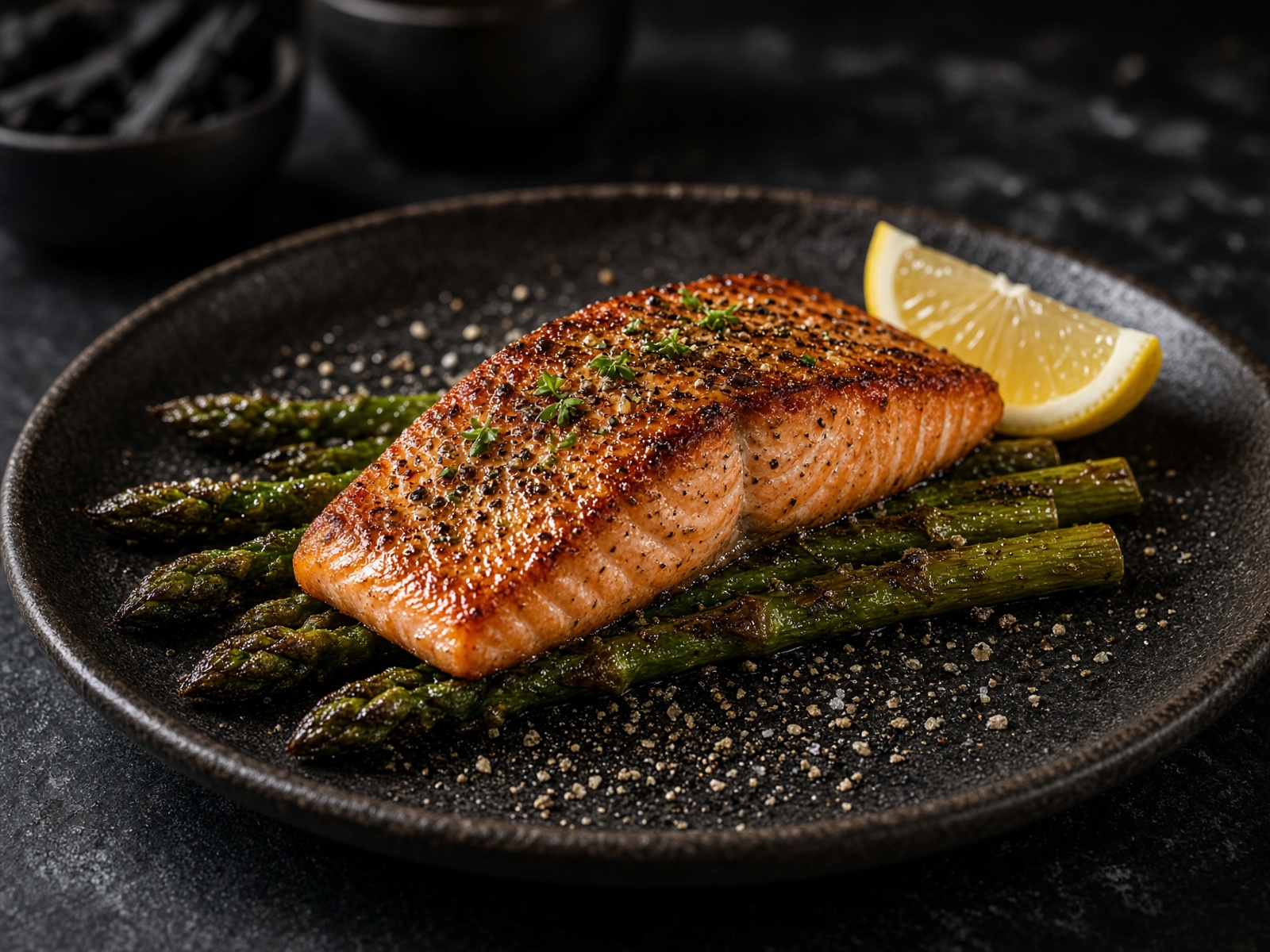 Baked Salmon and Asparagus