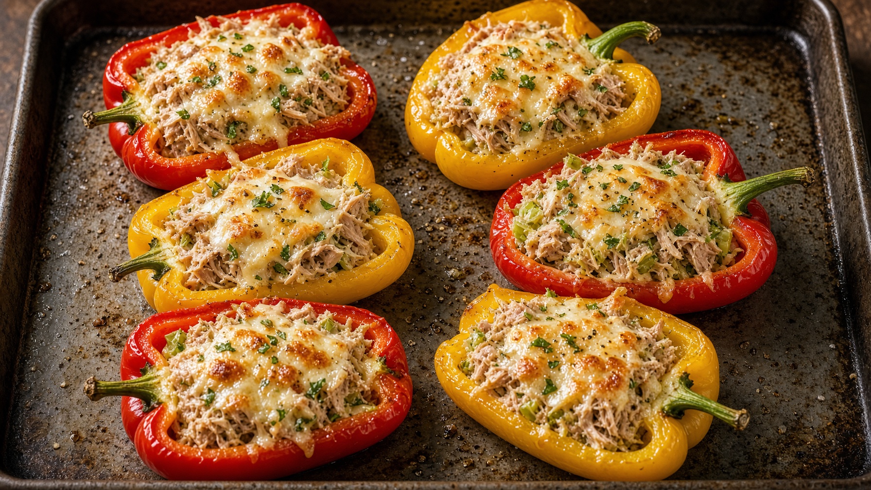 Tuna Stuffed Peppers
